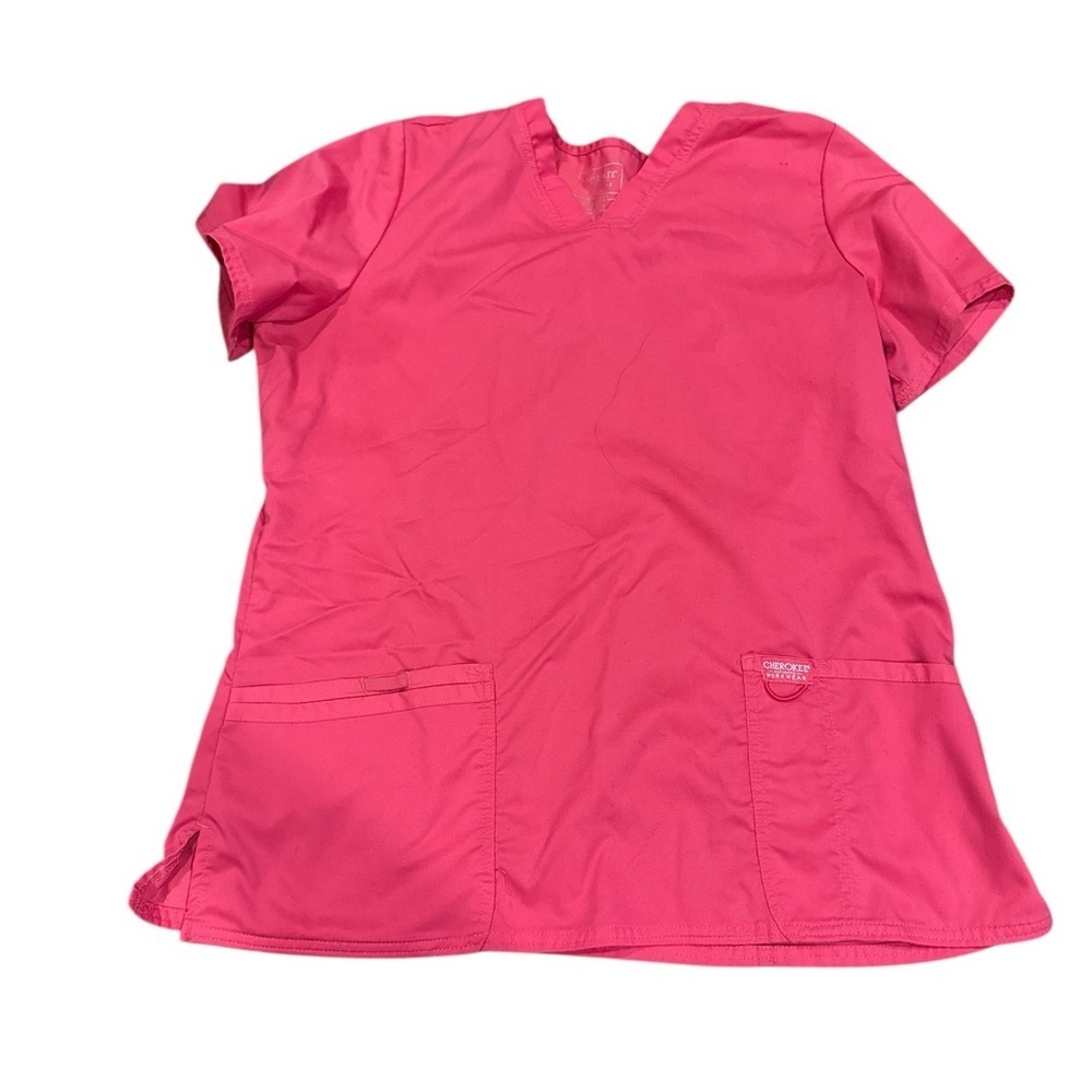 Cherokee Bright Pink Short Sleeve Tee